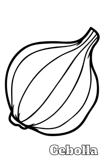 Dibujos para colorear e imprimir Onion