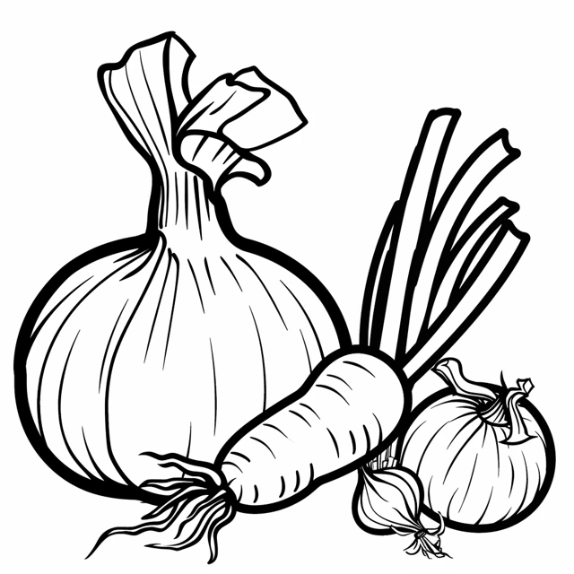 Dibujos para colorear e imprimir Onion