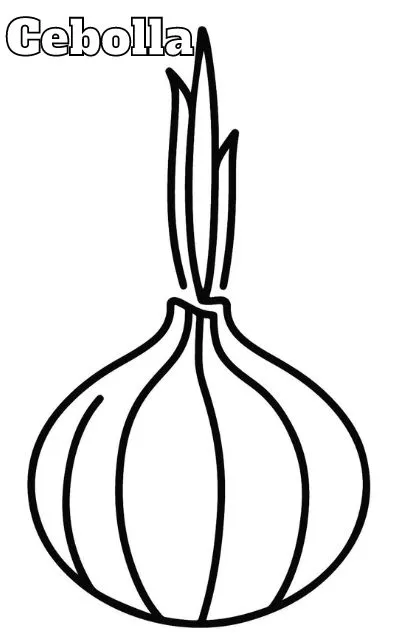 Dibujos para colorear e imprimir Onion