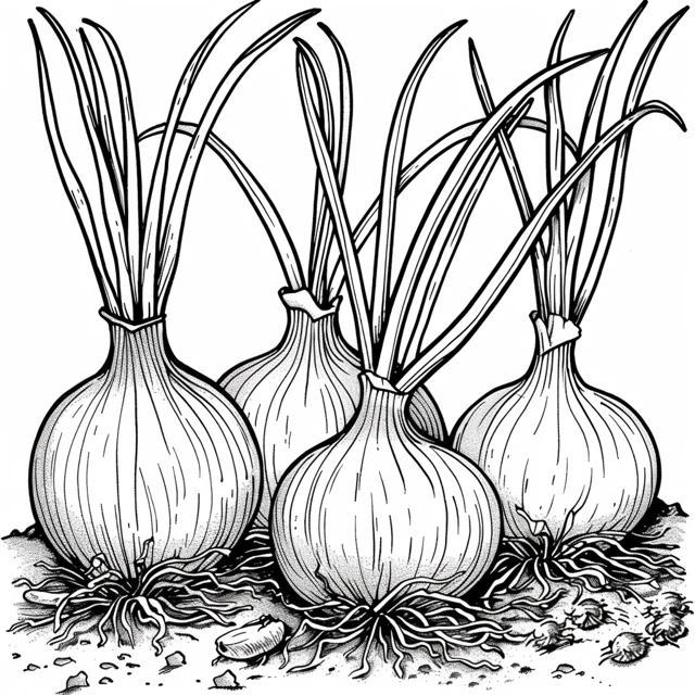 Dibujos para colorear e imprimir Onion