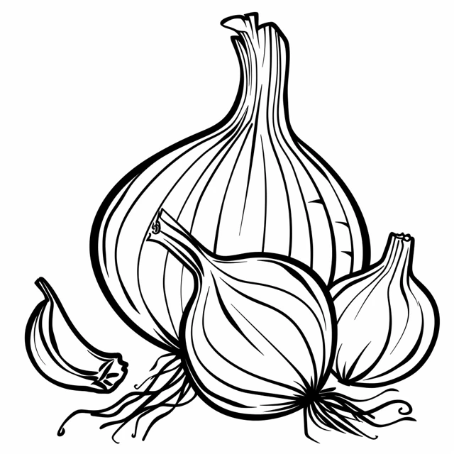 Dibujos para colorear e imprimir Onion