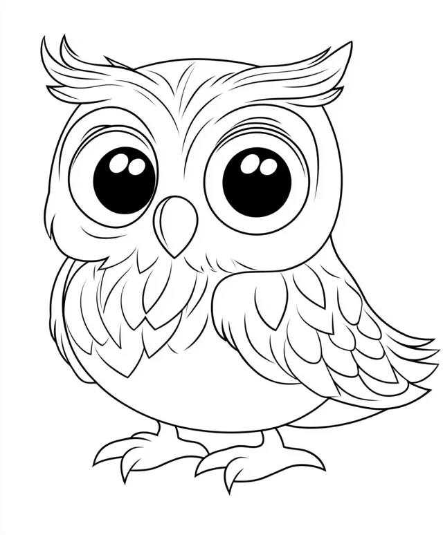 Dibujos para colorear e imprimir Owl