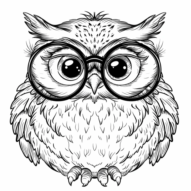 Dibujos para colorear e imprimir Owl