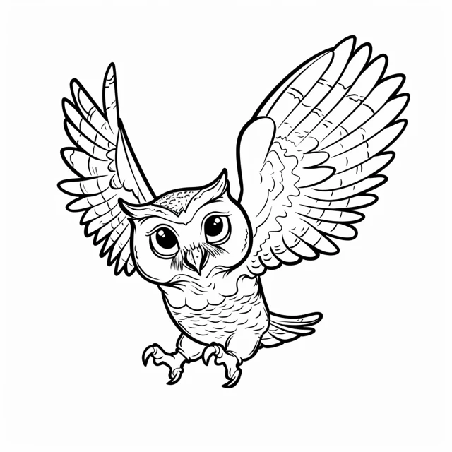 Dibujos para colorear e imprimir Owl