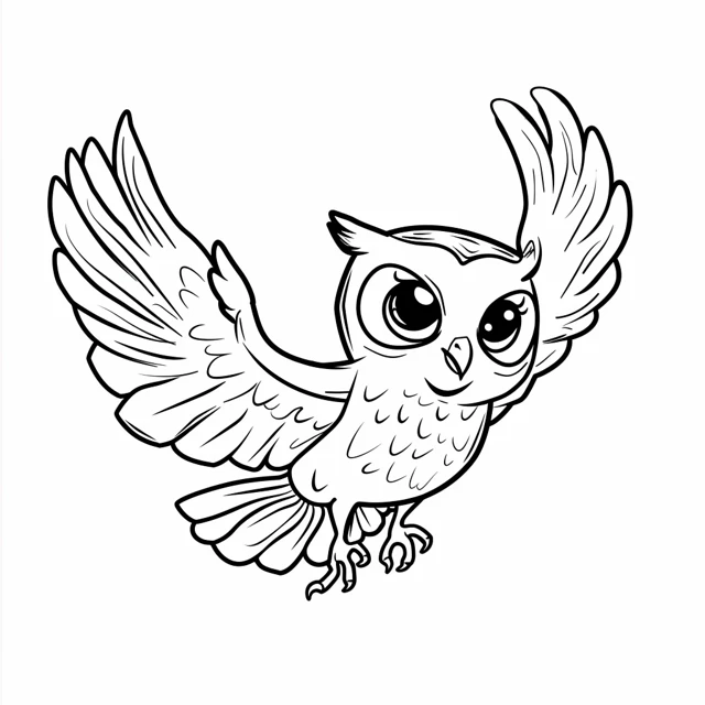 Dibujos para colorear e imprimir Owl