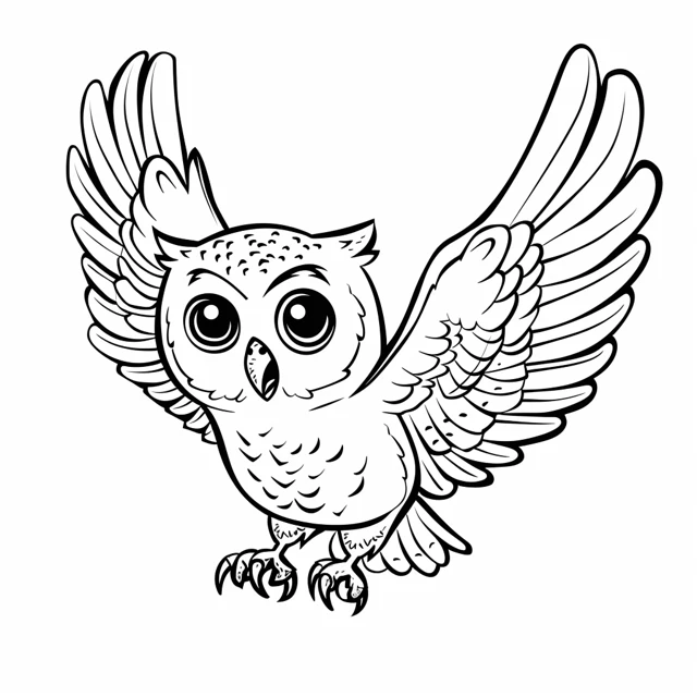 Dibujos para colorear e imprimir Owl