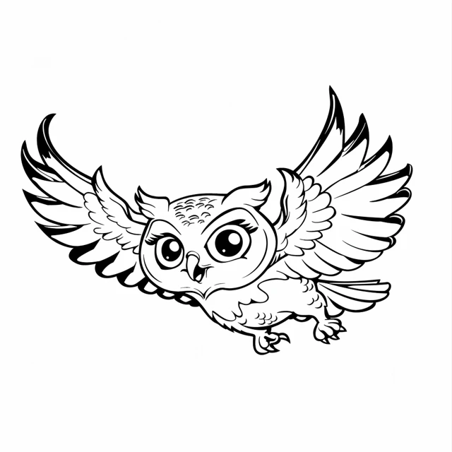 Dibujos para colorear e imprimir Owl