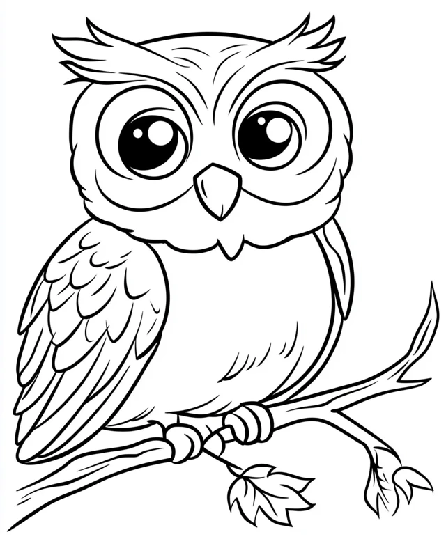 Dibujos para colorear e imprimir Owl