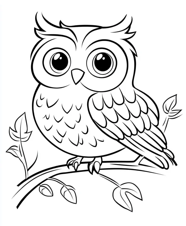 Dibujos para colorear e imprimir Owl