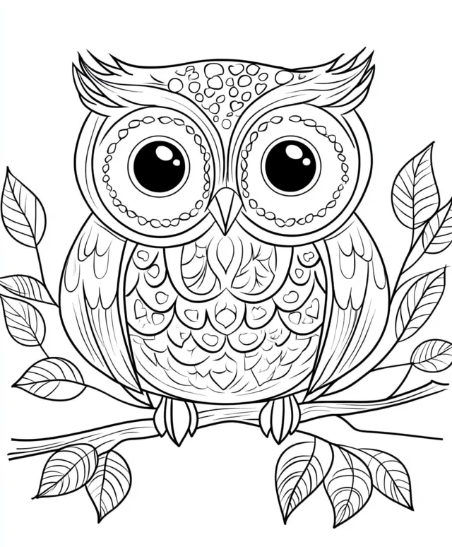 Dibujos para colorear e imprimir Owl