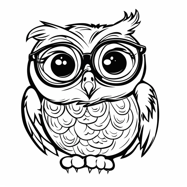 Dibujos para colorear e imprimir Owl