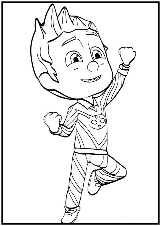 Dibujos para colorear e imprimir Pj Masks