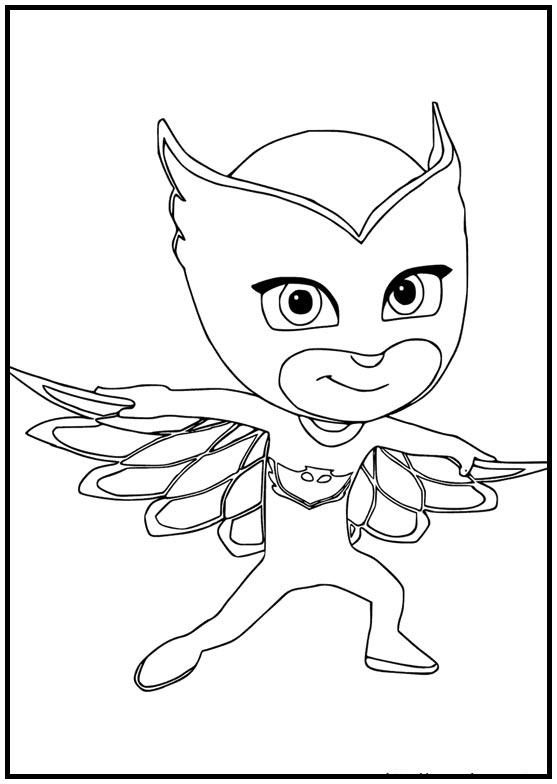 Dibujos para colorear e imprimir Pj Masks