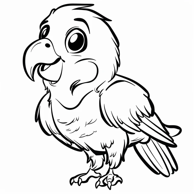 Dibujos para colorear e imprimir Parrot