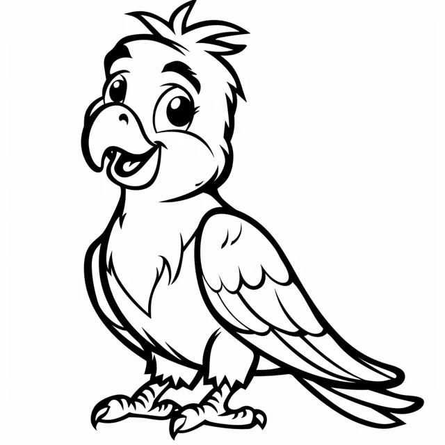 Dibujos para colorear e imprimir Parrot