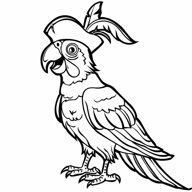 Dibujos para colorear e imprimir Parrot