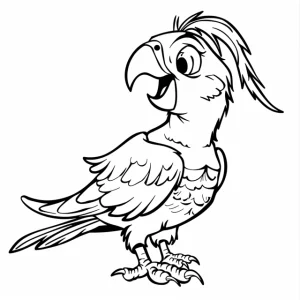 Parrot coloring pages 62