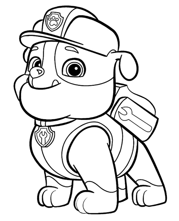 Dibujos para colorear e imprimir Paw Patrol