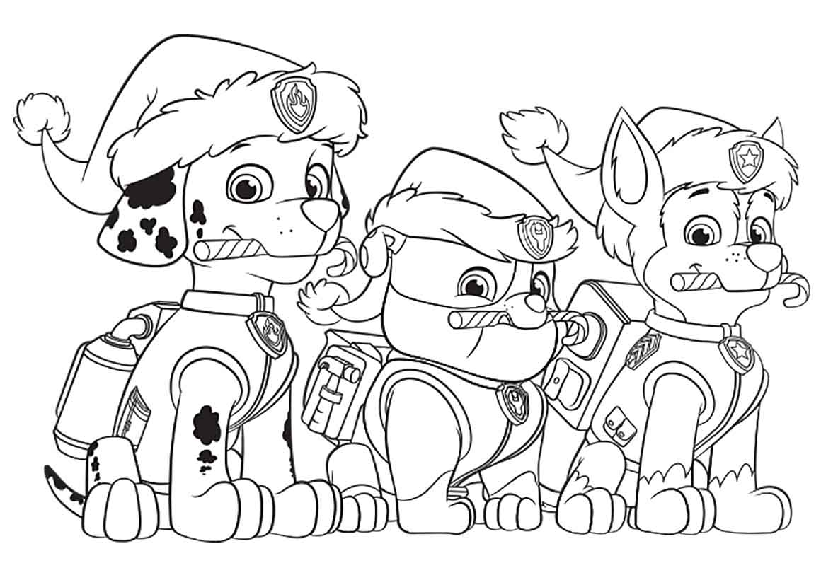 Dibujos para colorear e imprimir Paw Patrol