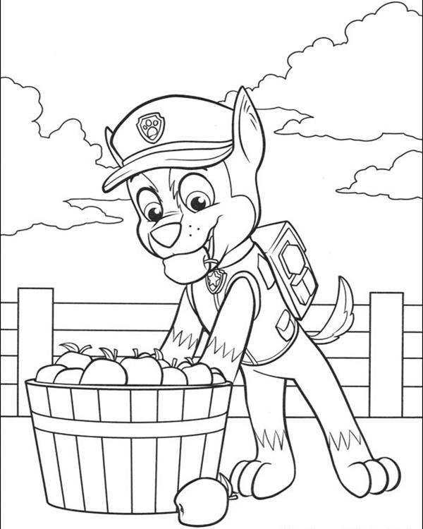 Dibujos para colorear e imprimir Paw Patrol