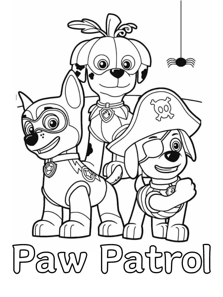 Dibujos para colorear e imprimir Paw Patrol