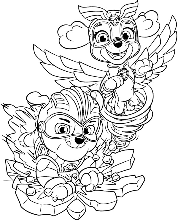 Dibujos para colorear e imprimir Paw Patrol