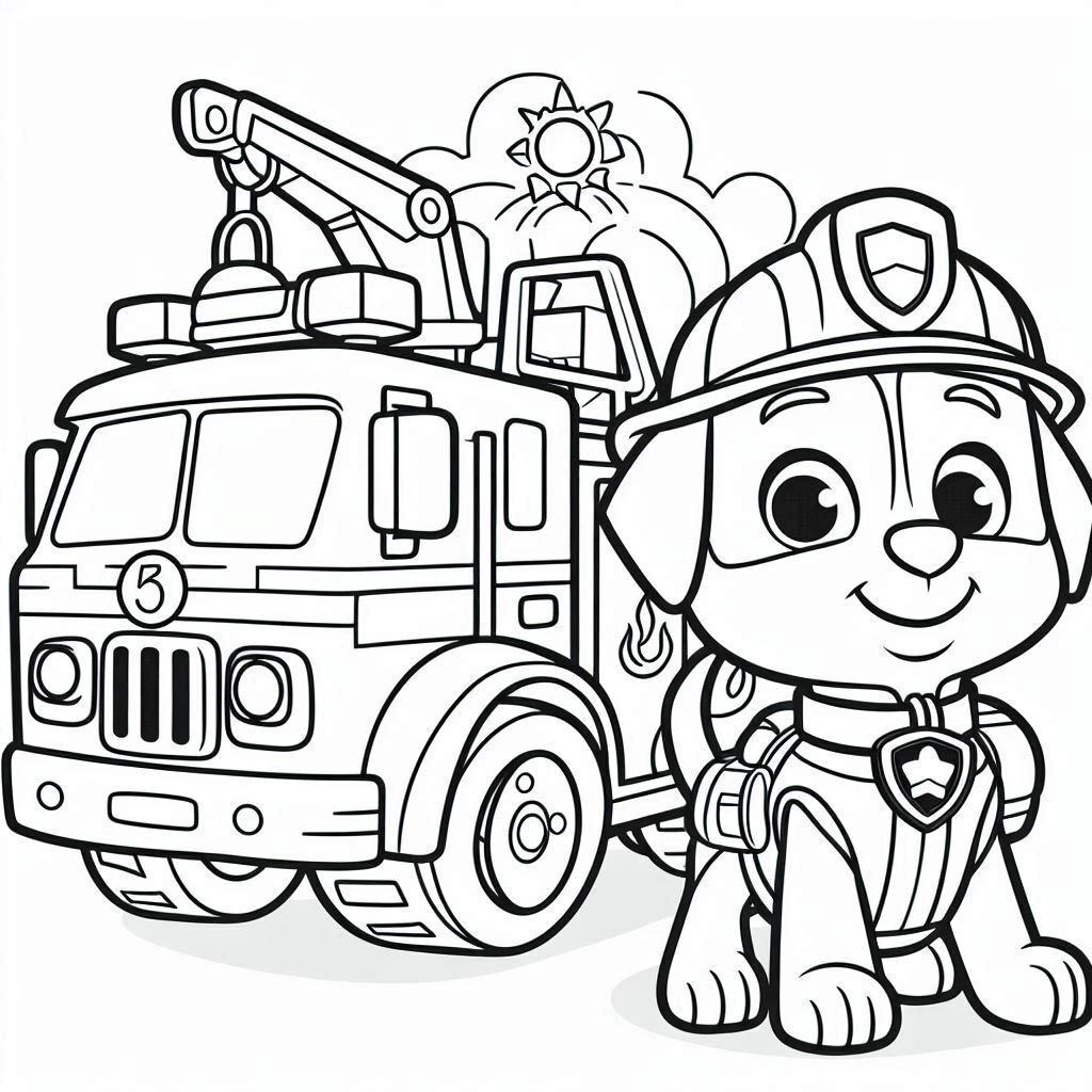 Dibujos para colorear e imprimir Paw Patrol