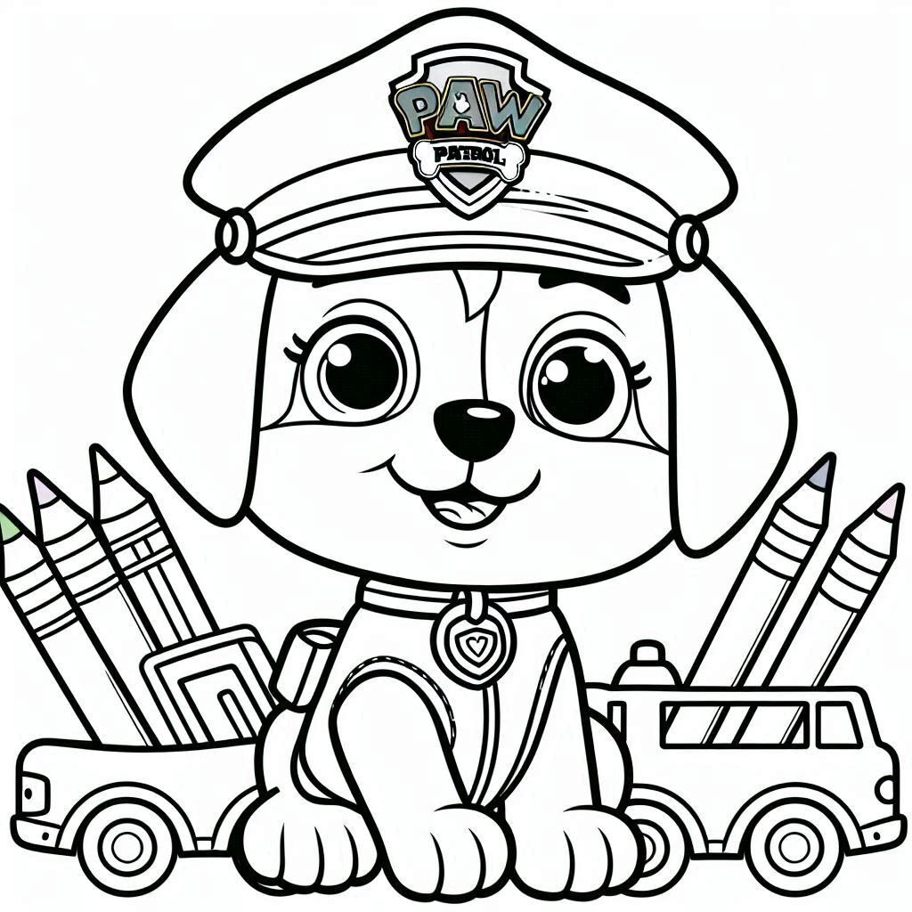 Dibujos para colorear e imprimir Paw Patrol