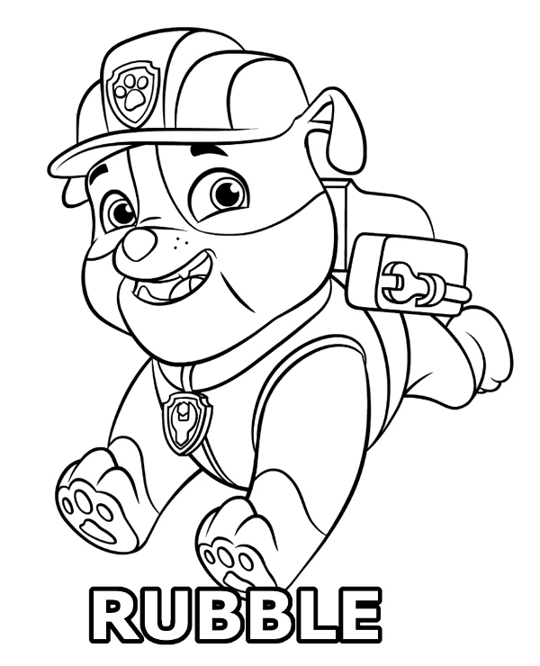 Dibujos para colorear e imprimir Paw Patrol