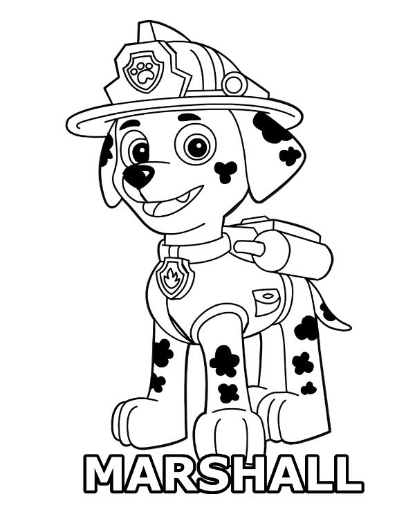 Dibujos para colorear e imprimir Paw Patrol