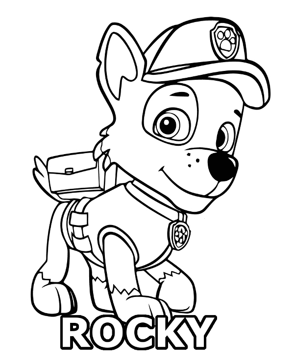 Dibujos para colorear e imprimir Paw Patrol