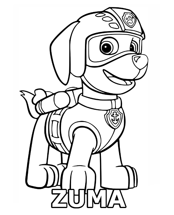 Dibujos para colorear e imprimir Paw Patrol