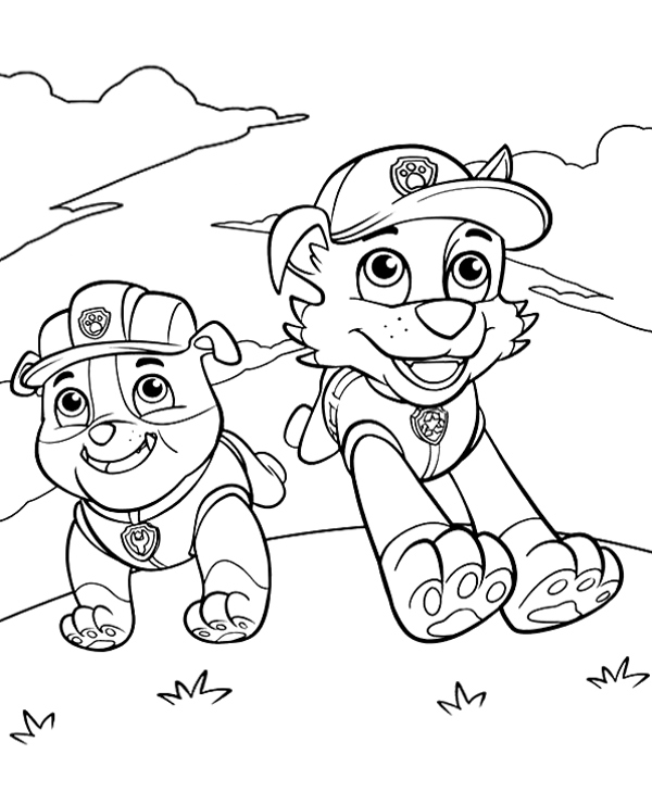 Dibujos para colorear e imprimir Paw Patrol