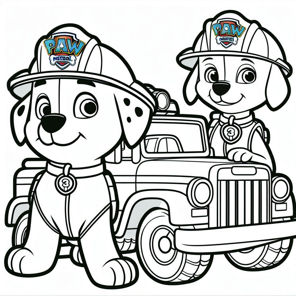 Dibujos para colorear e imprimir Paw Patrol