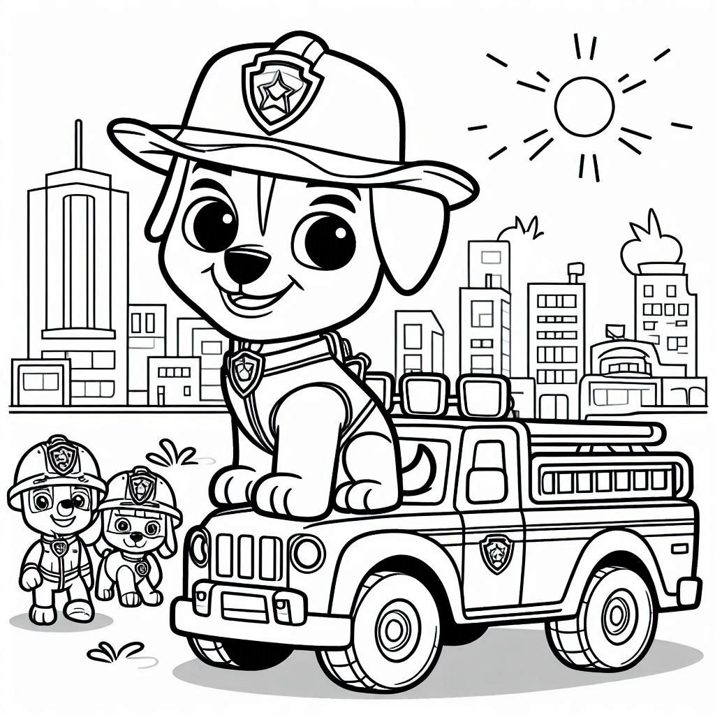 Dibujos para colorear e imprimir Paw Patrol