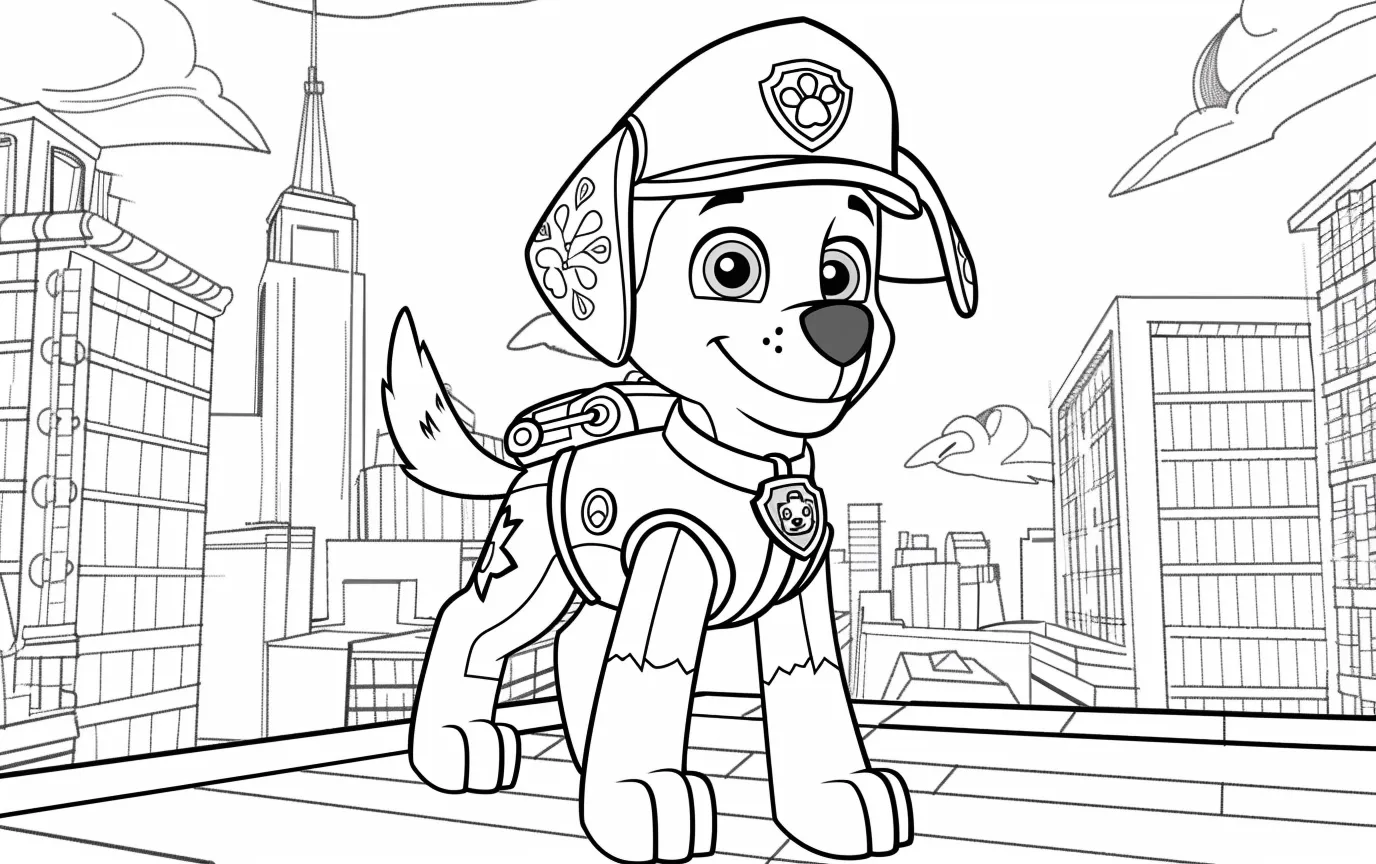 Dibujos para colorear e imprimir Paw Patrol