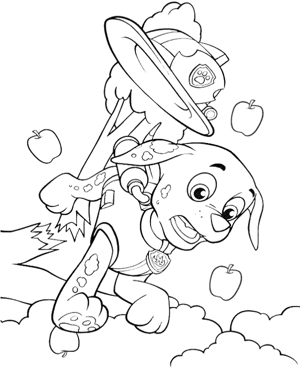 Dibujos para colorear e imprimir Paw Patrol