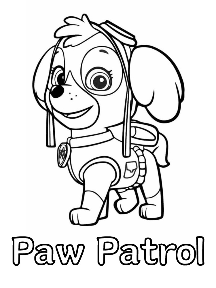 Dibujos para colorear e imprimir Paw Patrol