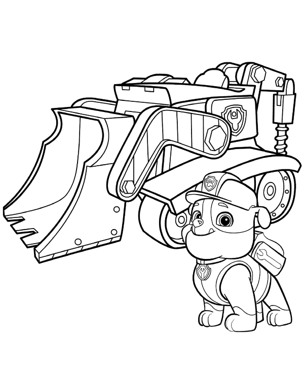 Dibujos para colorear e imprimir Paw Patrol