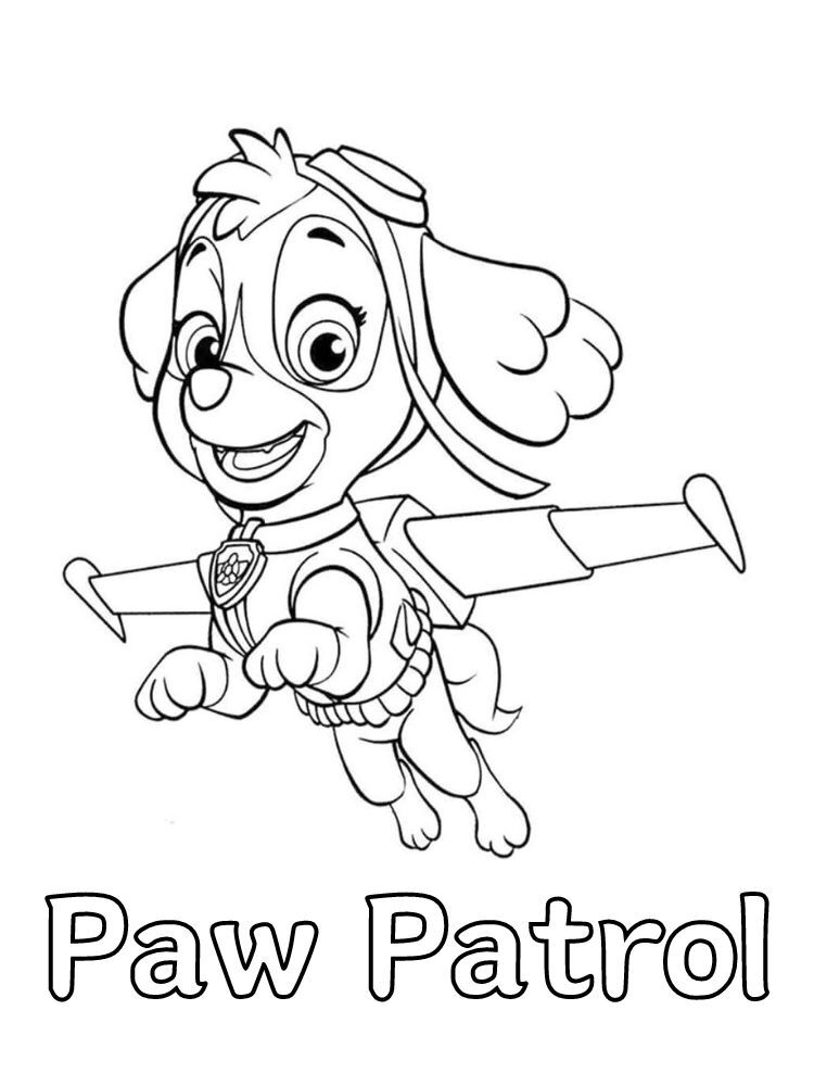 Dibujos para colorear e imprimir Paw Patrol