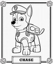 Dibujos para colorear e imprimir Paw Patrol