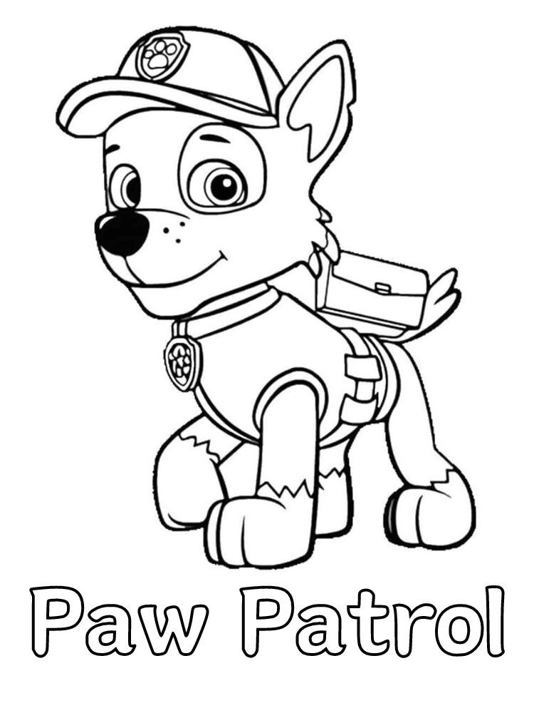 Dibujos para colorear e imprimir Paw Patrol