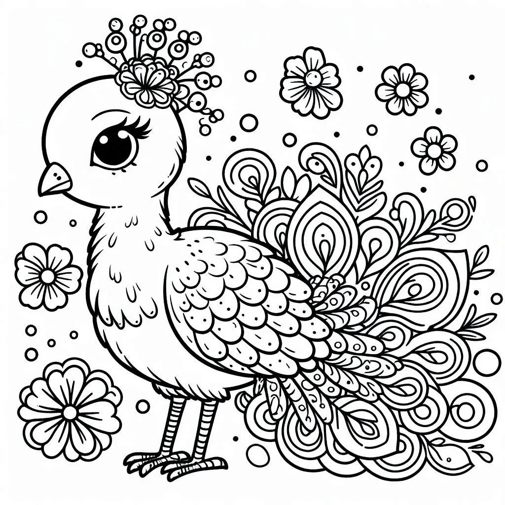 Dibujos para colorear e imprimir Peacock