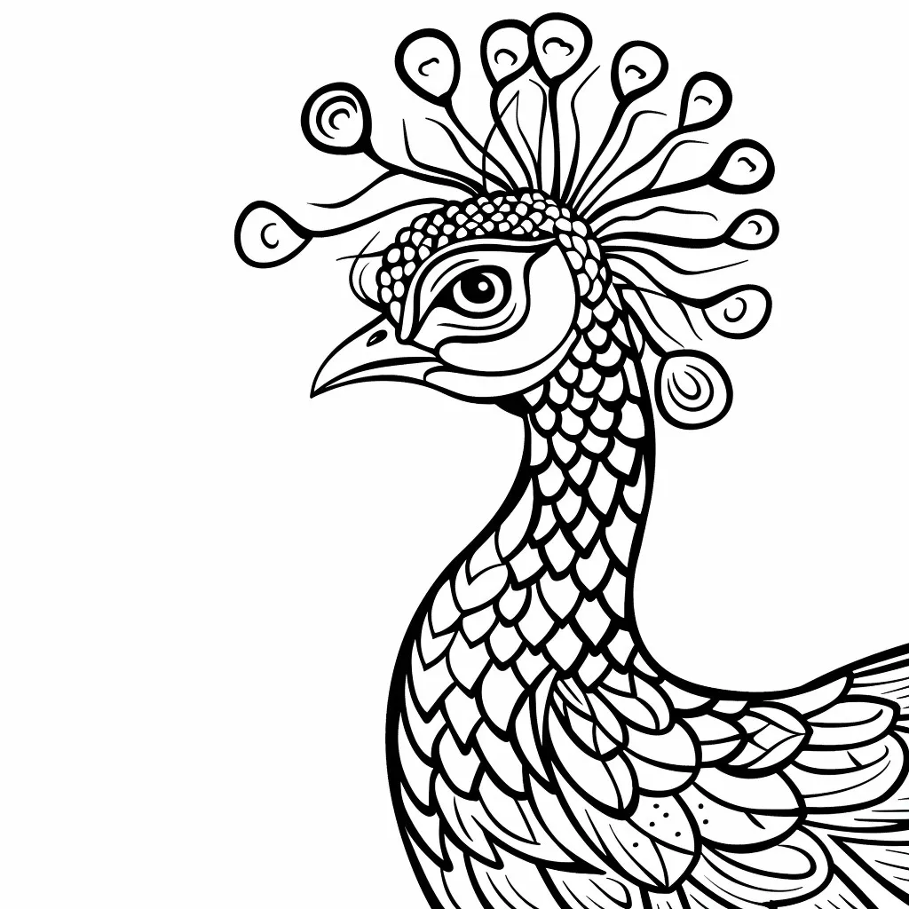 Dibujos para colorear e imprimir Peacock