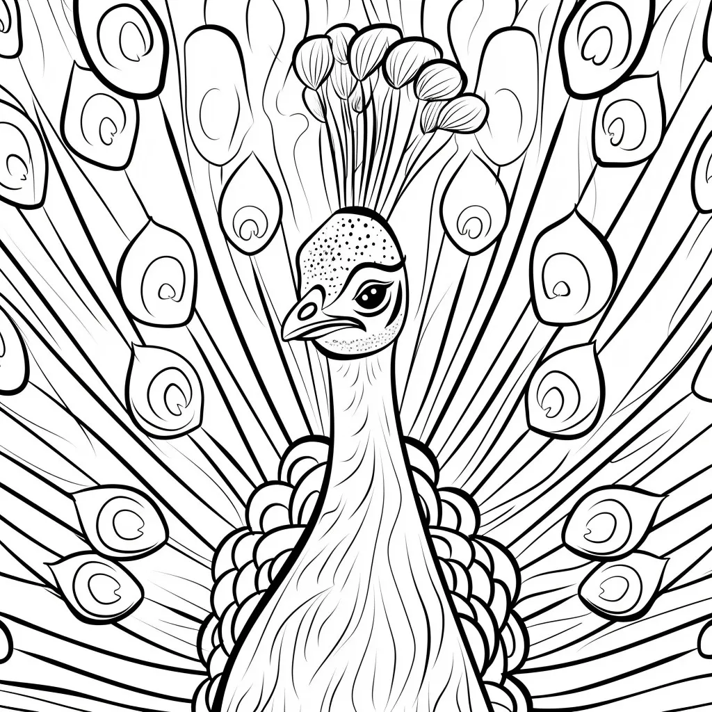 Dibujos para colorear e imprimir Peacock