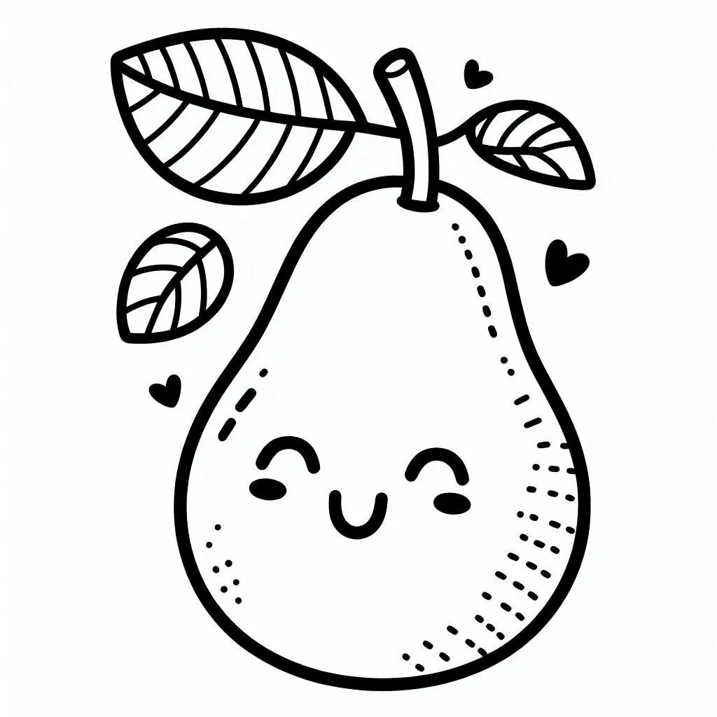 Dibujos para colorear e imprimir Pear