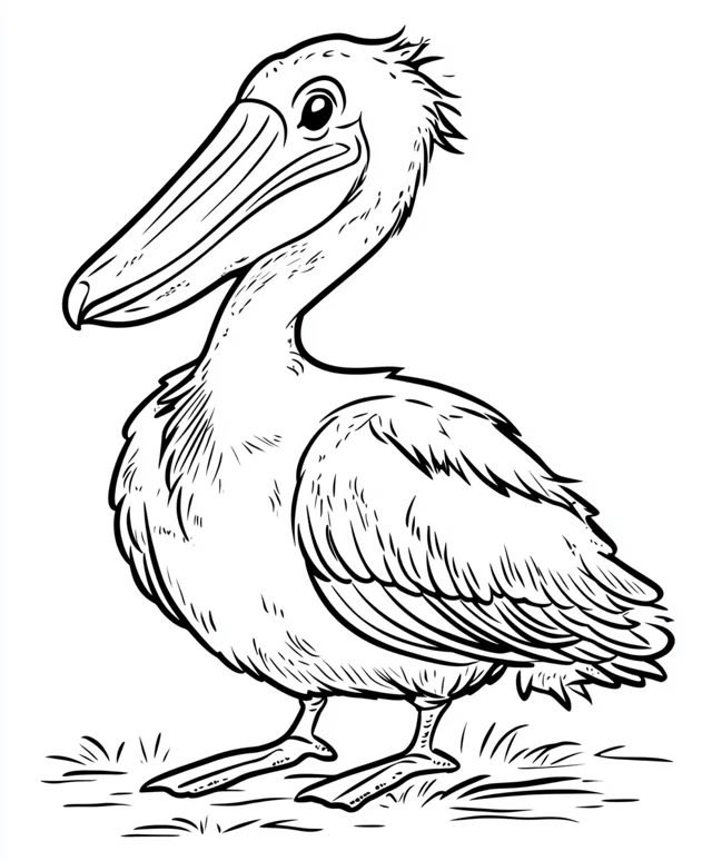 Dibujos para colorear e imprimir Pelican