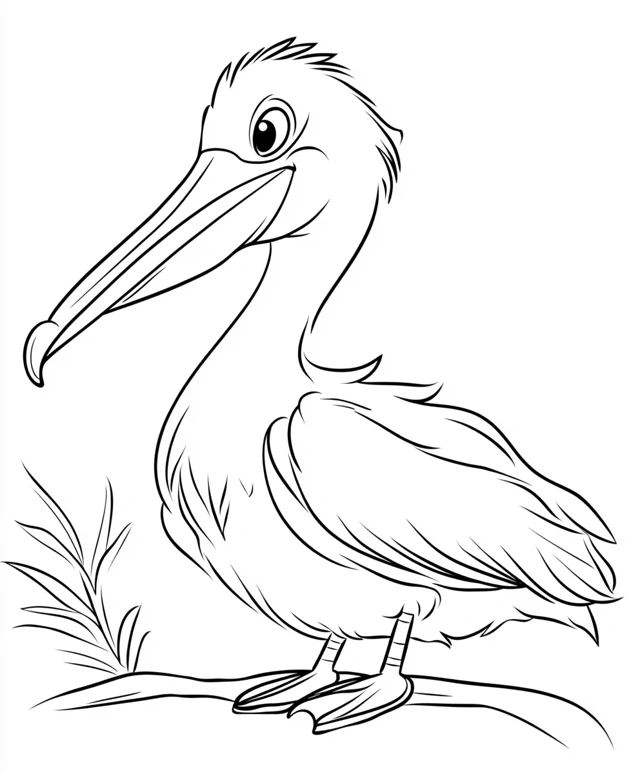 Dibujos para colorear e imprimir Pelican