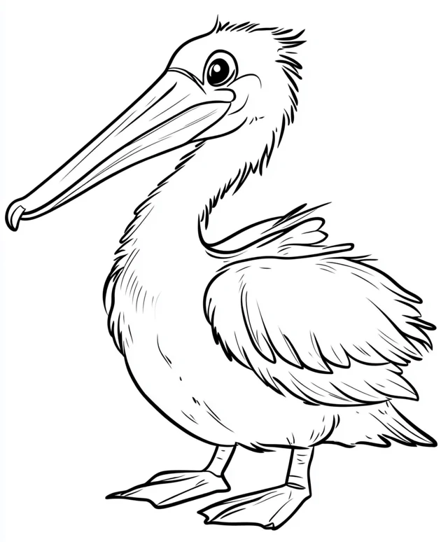 Dibujos para colorear e imprimir Pelican