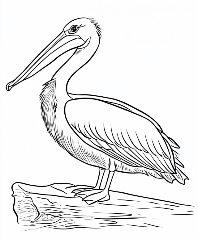 Dibujos para colorear e imprimir Pelican